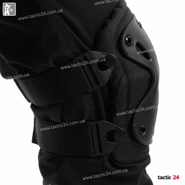 Наколенники+ налокотники Х Черные в военторг tactic24.com.ua