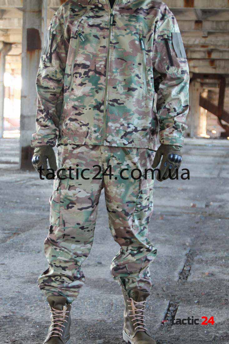 Камуфляжный костюм Softshell Multicam в военторг tactic24.com.ua