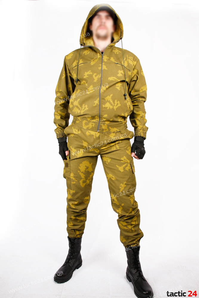 Камуфляж Березка маскировочный халат верхние карманы змейки ( Желтый Лист ) в военторг tactic24.com.ua