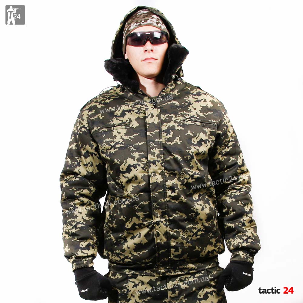 Зимний бушлат Пограничник Уставной Украина  на резинке в военторг tactic24.com.ua