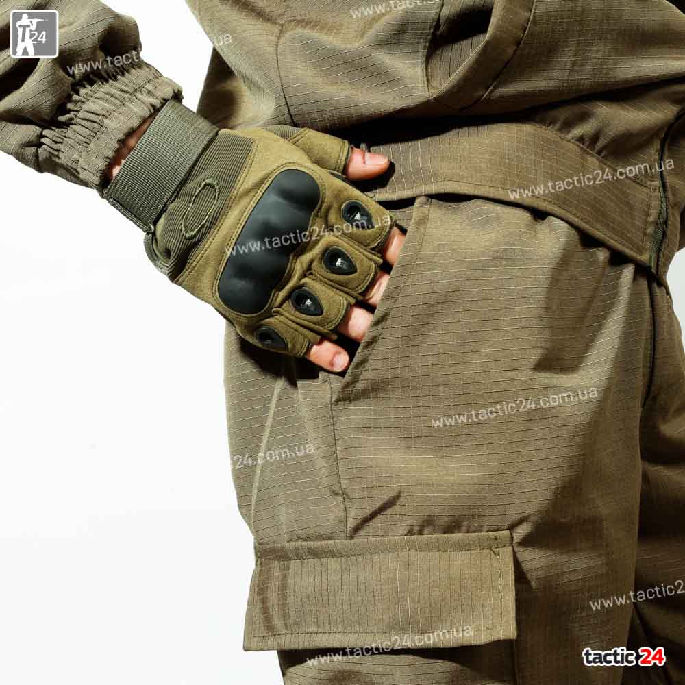 Камуфляж спорт с капюшеном Олива РипСтоп в военторг tactic24.com.ua