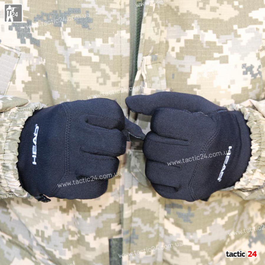 Перчатки сенсорные Head спортивные "Липучяя сторона" в военторг tactic24.com.ua