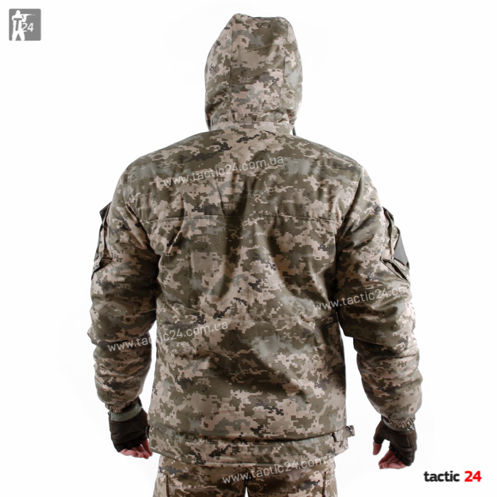 Зимний бушлат Уставной Украина Прямой с погоном в военторг tactic24.com.ua