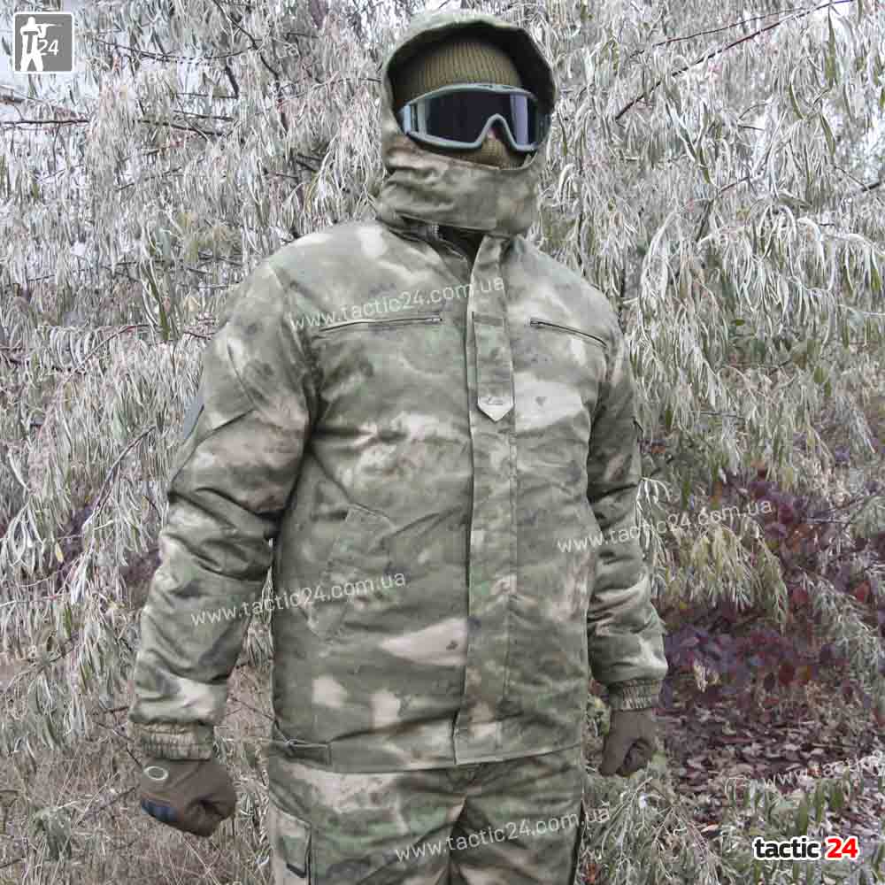 Зимний бушлат A-TACS FG на Овчине Прямой в военторг tactic24.com.ua