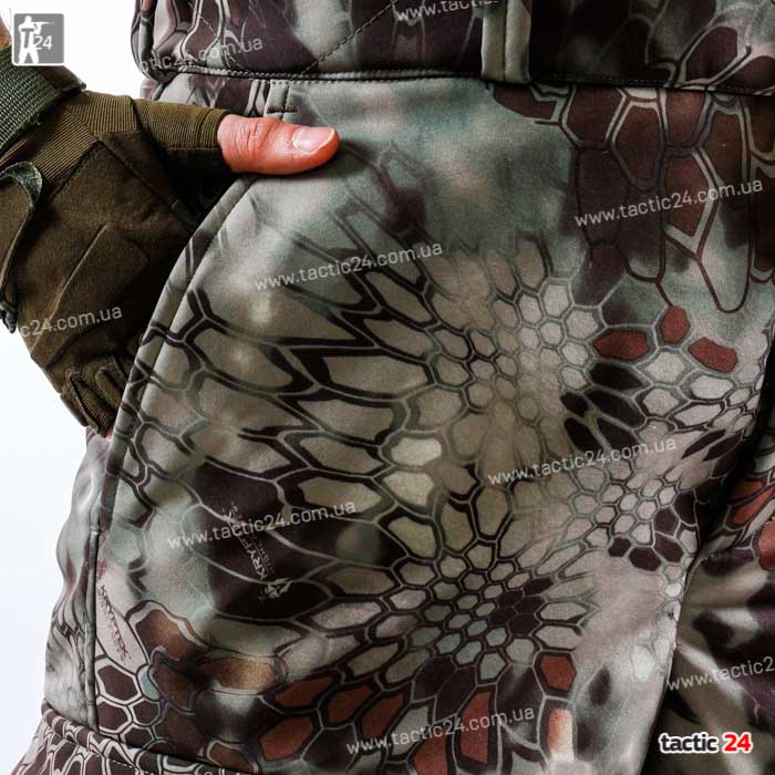 Зимний костюм тактический (полевой камуфляж) Hardshell  Kryptek  в военторг tactic24.com.ua