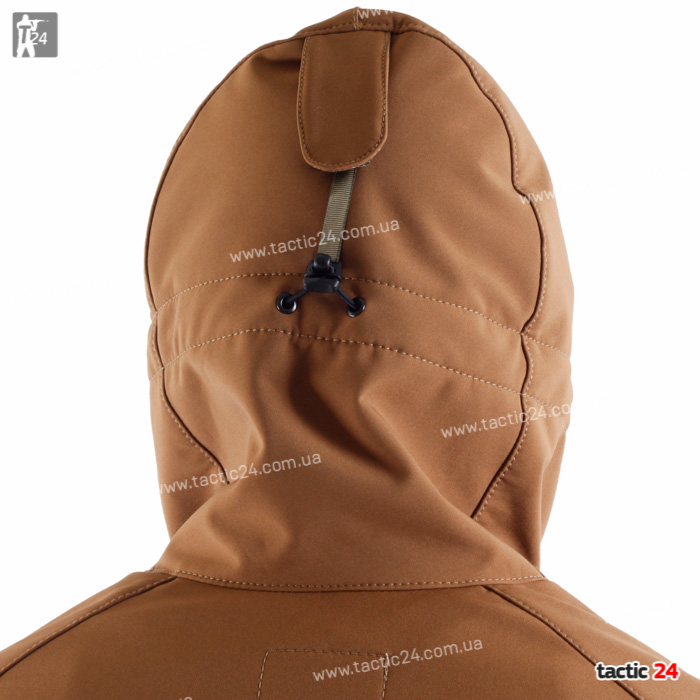 Куртка тактическая Softshell Койот Тан в военторг tactic24.com.ua