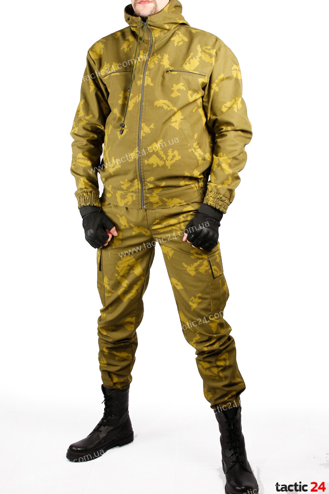 Камуфляж Березка маскировочный халат верхние карманы змейки ( Желтый Лист ) в военторг tactic24.com.ua