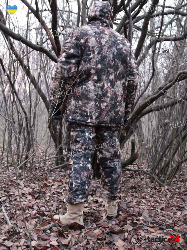 Зимний камуфляжный костюм Оксфорд + полукомбинезоны Шишка в военторг tactic24.com.ua