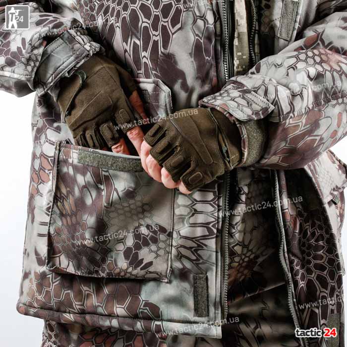 Зимний костюм тактический (полевой камуфляж) Hardshell  Kryptek  в военторг tactic24.com.ua