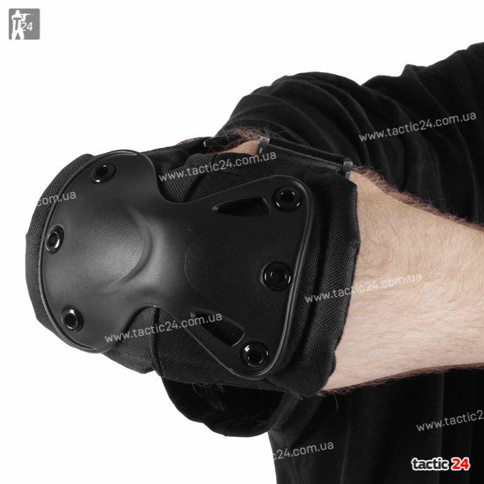 Наколенники+ налокотники Х Черные в военторг tactic24.com.ua