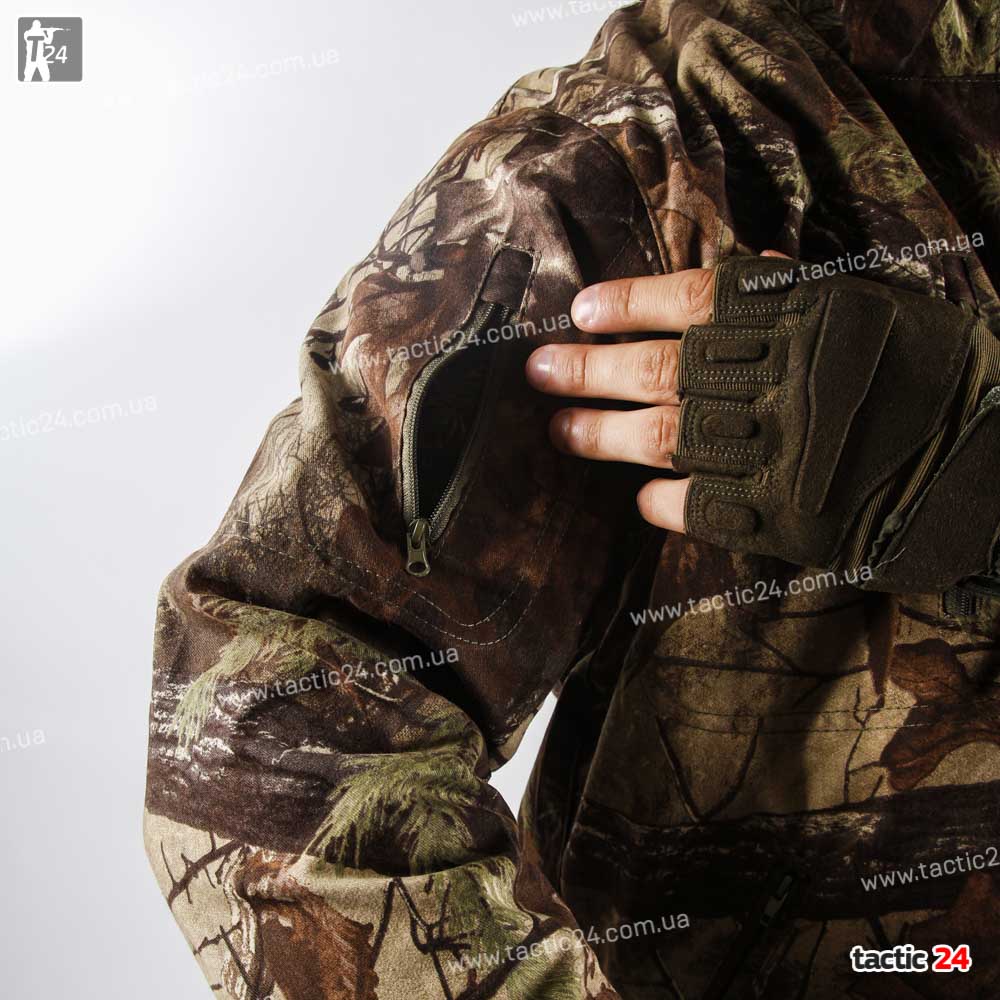 Камуфляж (812) Дубок Темный ЗВЕРОБОЙ карманы на змейках в военторг tactic24.com.ua