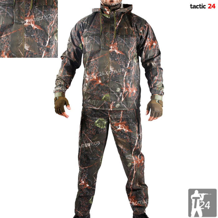 Камуфляж (812) Дуб ночной + Карманы на липучках в военторг tactic24.com.ua