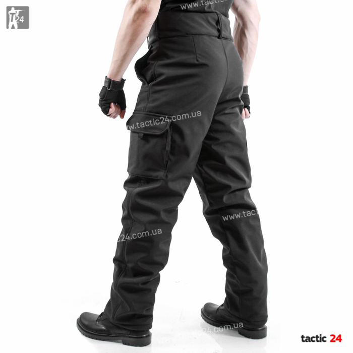 Зимний камуфляж (112) Hardshell   Черный  в военторг tactic24.com.ua