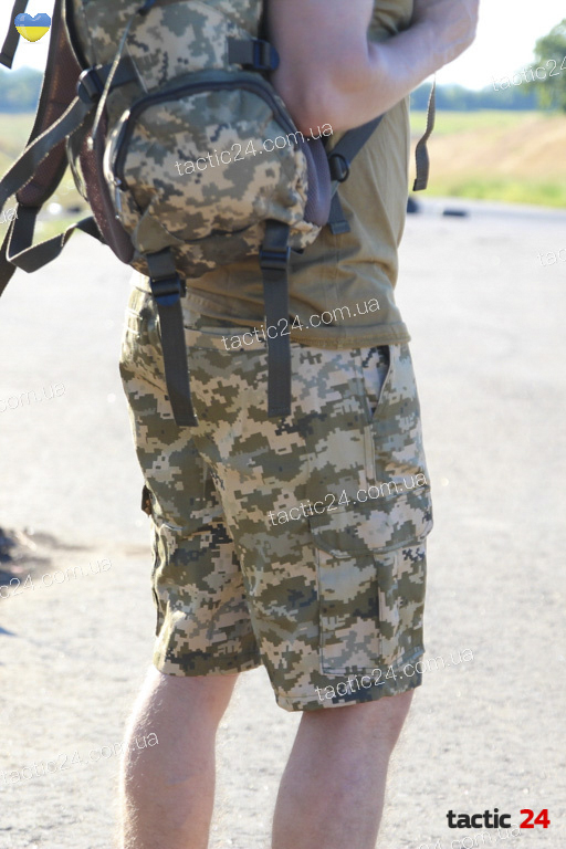 Шорты камуфляжные Цифра Украина "ВСУ" в военторг tactic24.com.ua