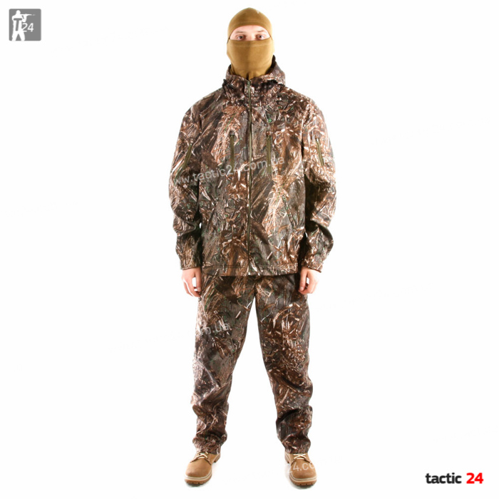 Камуфляжный Костюм (812) "Камыш Золотая нива" Охота Водоотталкивающий Дюспо флис на змейках в военторг tactic24.com.ua