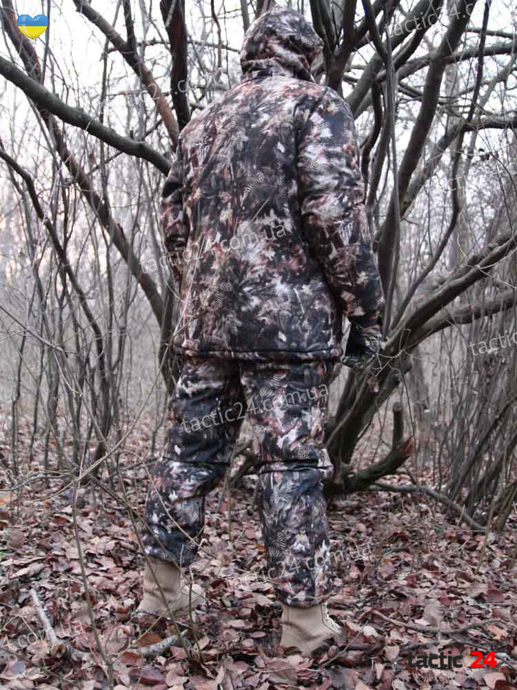 Зимний камуфляжный костюм Оксфорд + полукомбинезоны Шишка в военторг tactic24.com.ua