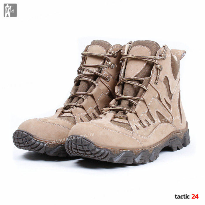 Зимові берці получеревики Мілтекс Хакі Коричневі в военторг tactic24.com.ua