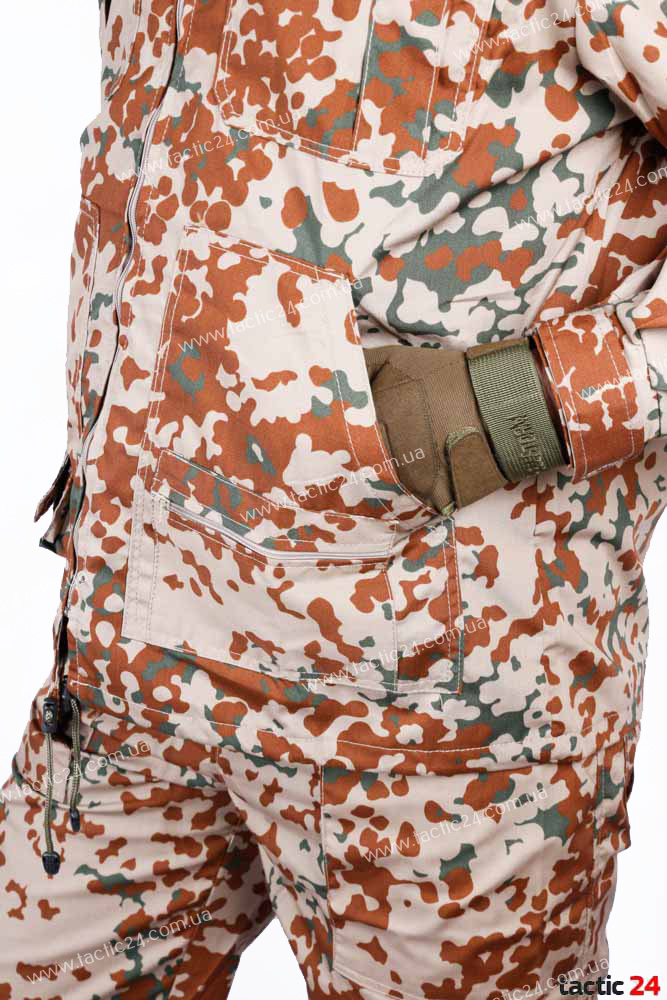 Камуфляж спорт с капюшеном Bundeswehr Tropentarn (Пустыня) с сеткой внутри - хлопок ,  в военторг tactic24.com.ua