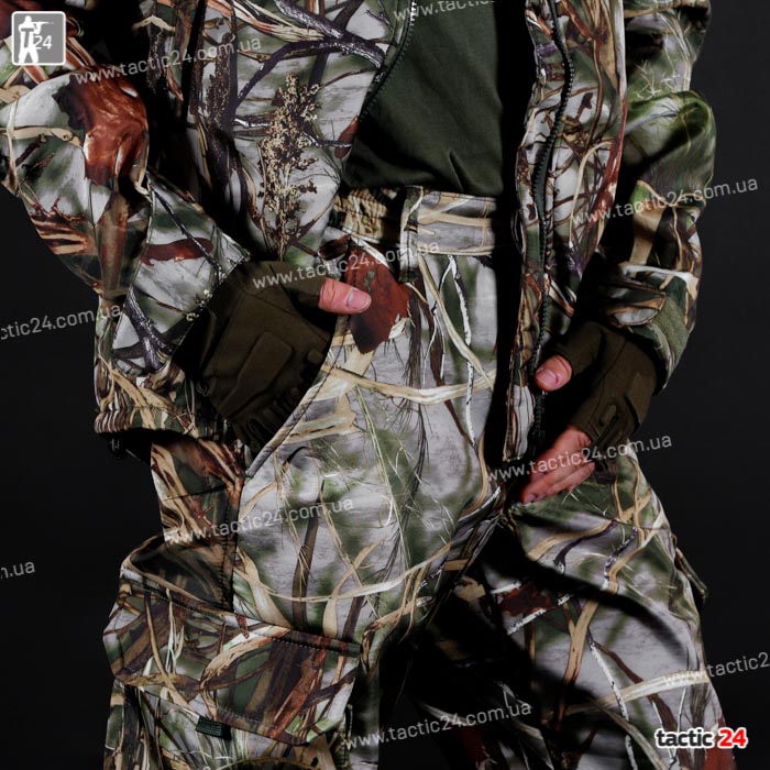 Камуфляжный Костюм Охота-Рыбалка (112) "Камыш Темный" Пошив как софтшел в военторг tactic24.com.ua