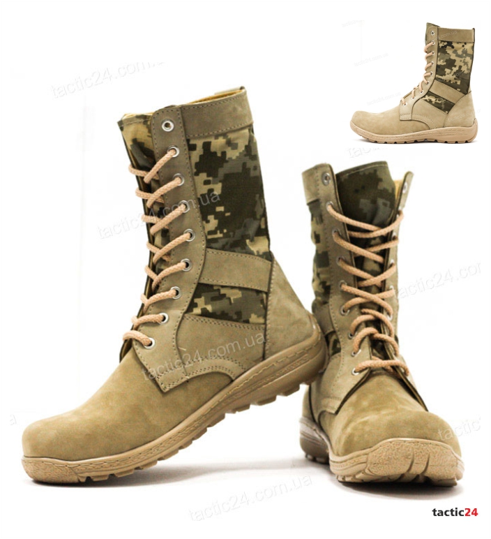 Берцы летние теплый Песок Облегченная подошва Уставной Украина  в военторг tactic24.com.ua