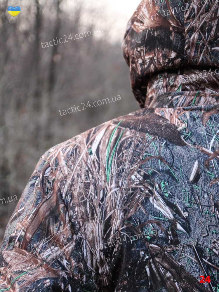 Зимний камуфляжный костюм Мембранный + полукомбинезоны Темный камыш ,  в военторг tactic24.com.ua