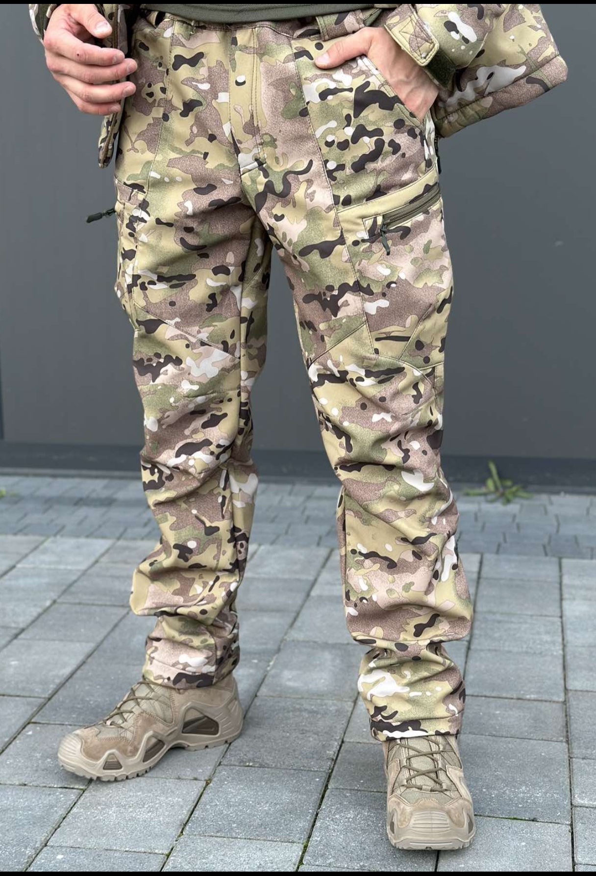 Зимові штани Softshell на флісі Мультикам в военторг tactic24.com.ua