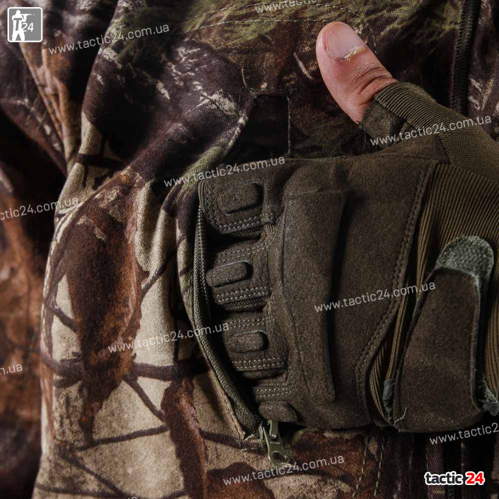 Камуфляж (812) Дубок Темный ЗВЕРОБОЙ карманы на змейках в военторг tactic24.com.ua