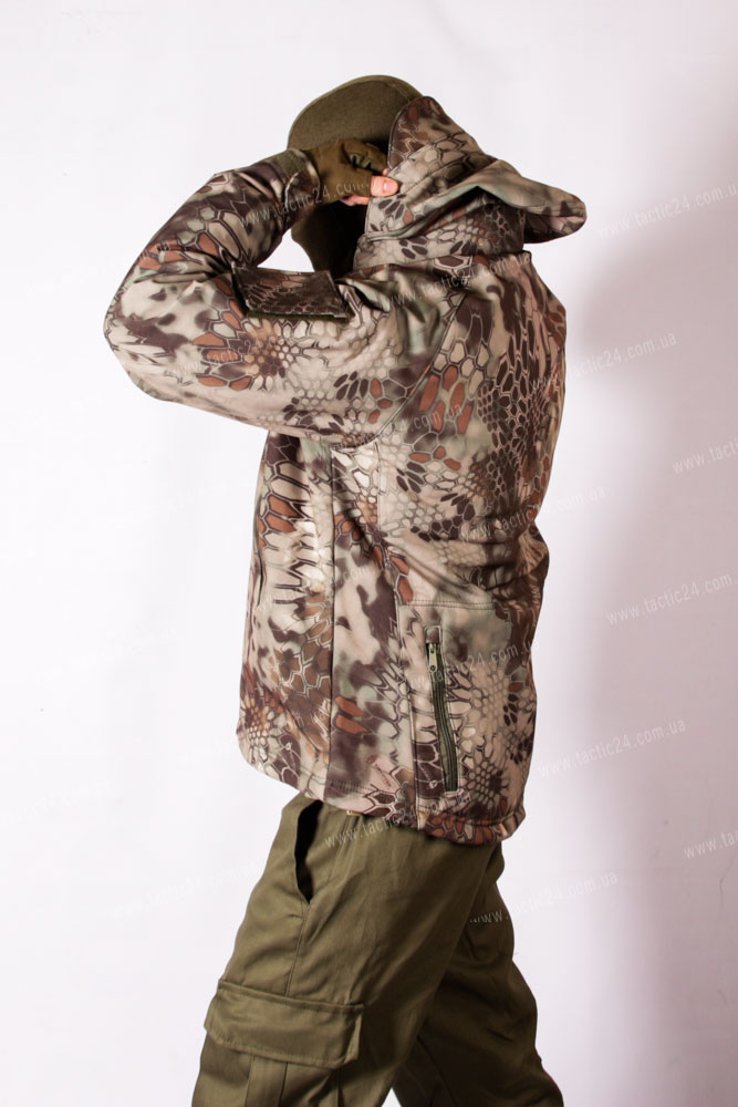 Куртка тактическая Softshell Kryptek в военторг tactic24.com.ua