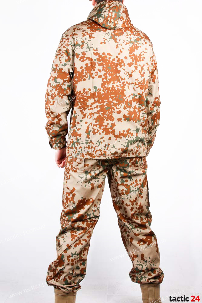 Камуфляж спорт с капюшеном Bundeswehr Tropentarn (Пустыня) с сеткой внутри - хлопок ,  в военторг tactic24.com.ua