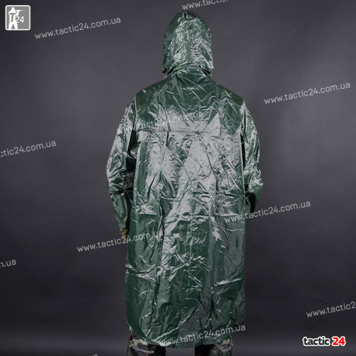 Дождевик Плащ "Прорезиненные швы" Олива в военторг tactic24.com.ua
