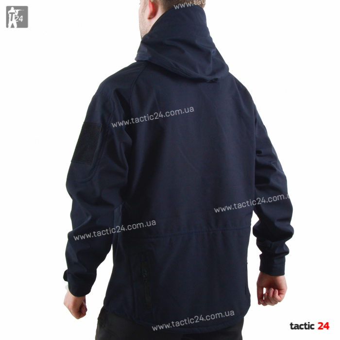 Куртка тактическая Softshell Синий в военторг tactic24.com.ua