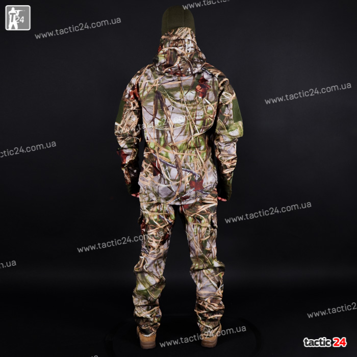 Камуфляжный Костюм Охота-Рыбалка (112) "Камыш Темный" Пошив как софтшел в военторг tactic24.com.ua