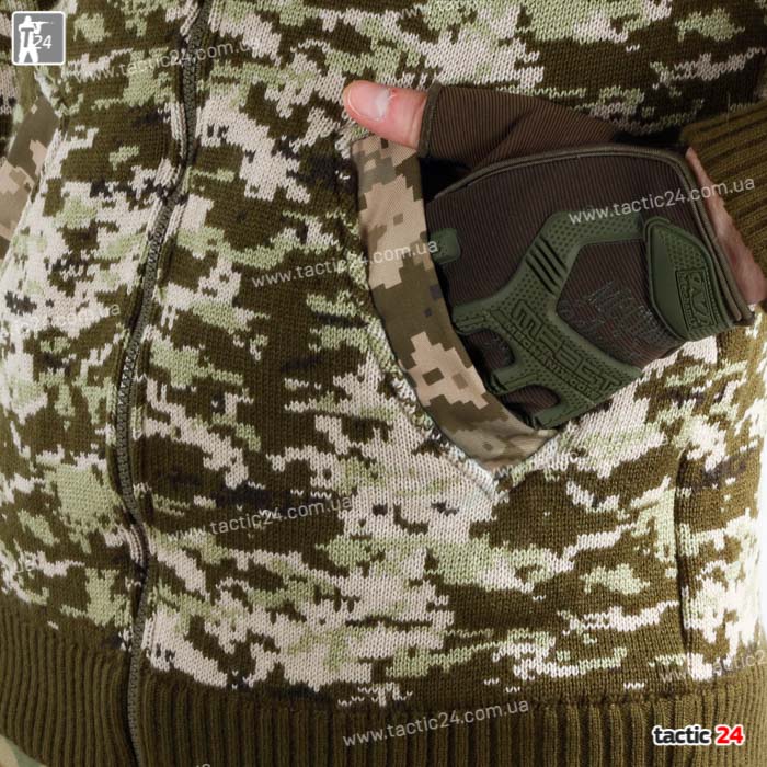 Офицерский свитер на змейке "Уставной Украина" в военторг tactic24.com.ua