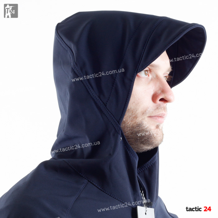 Куртка тактическая Softshell Синий в военторг tactic24.com.ua