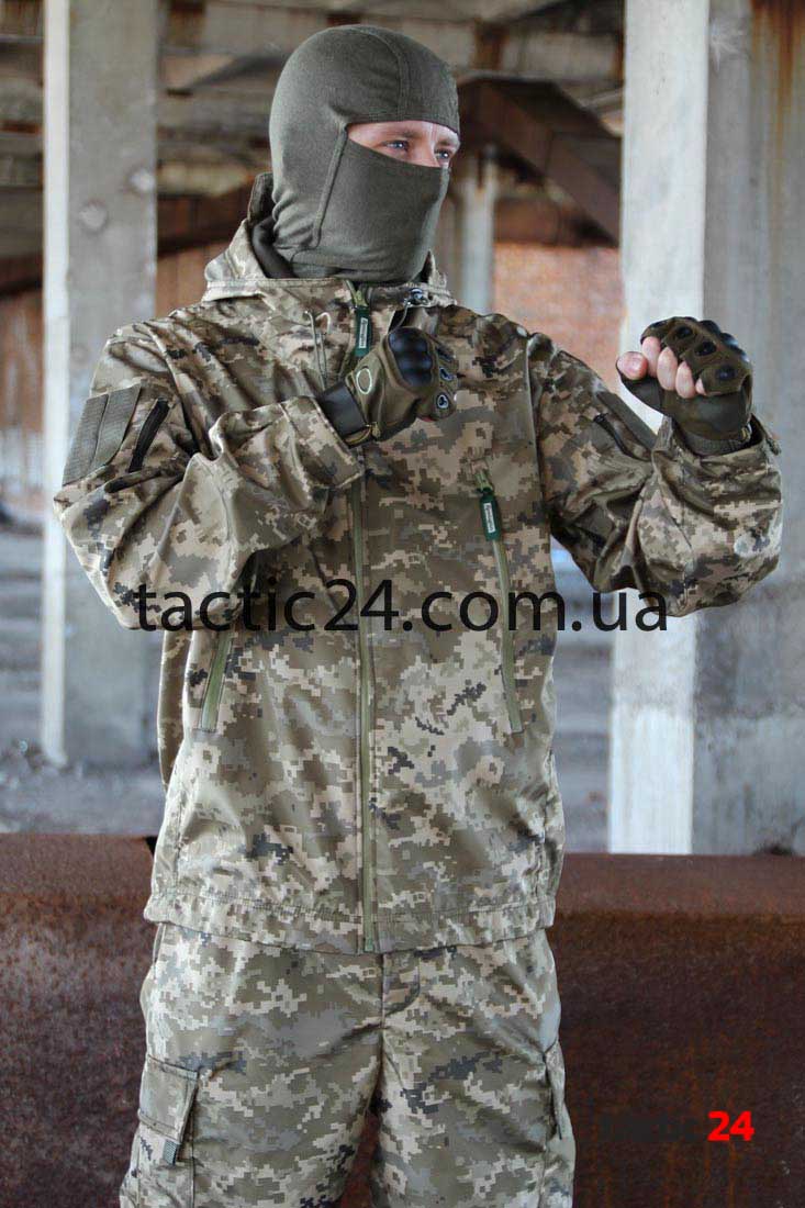 Камуфляжный костюм мембранный + флис Спорт  Уставной Украина в военторг tactic24.com.ua