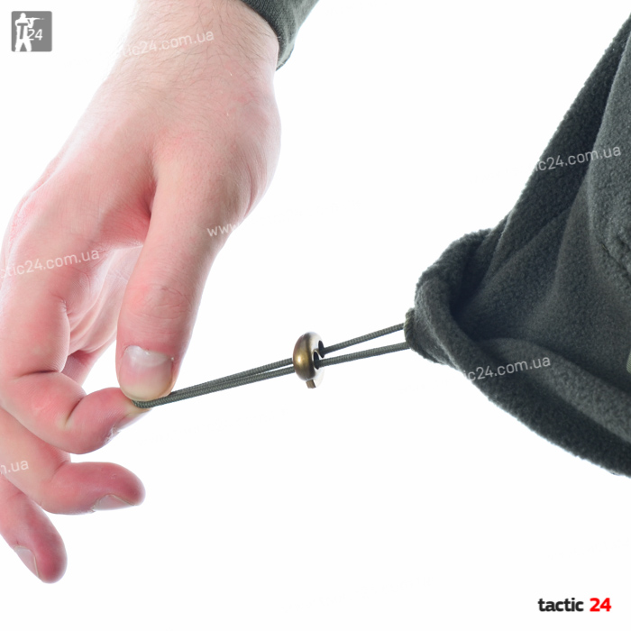 Флисовая кофта с карманами и прорезным на груди 2017 Олива в военторг tactic24.com.ua