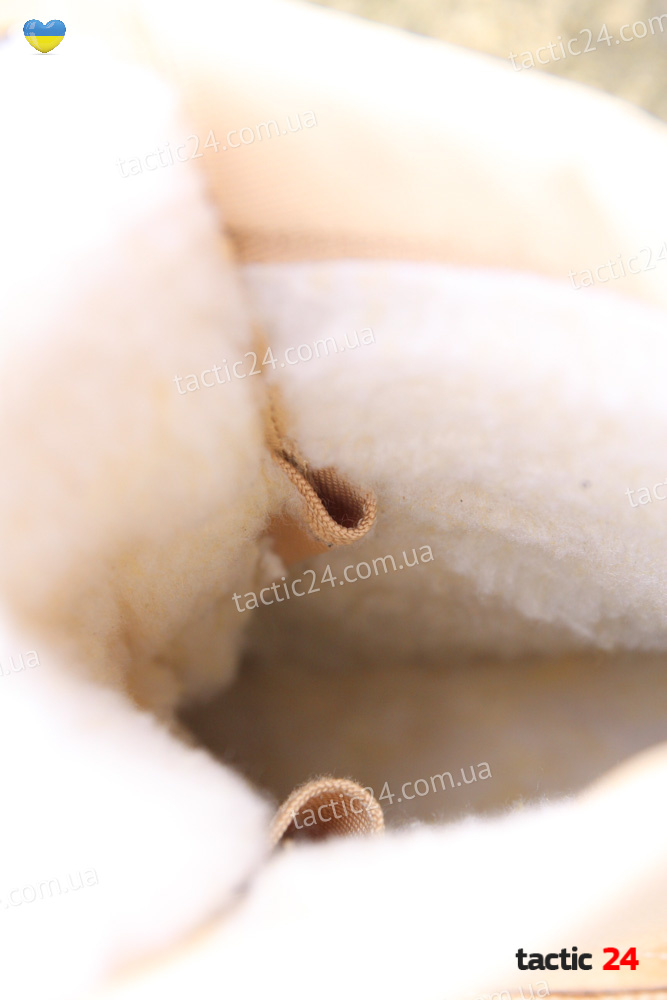 Зимние берцы теплый Песок ( 100 ) НАТО шерсть "Алпина" Образец в военторг tactic24.com.ua