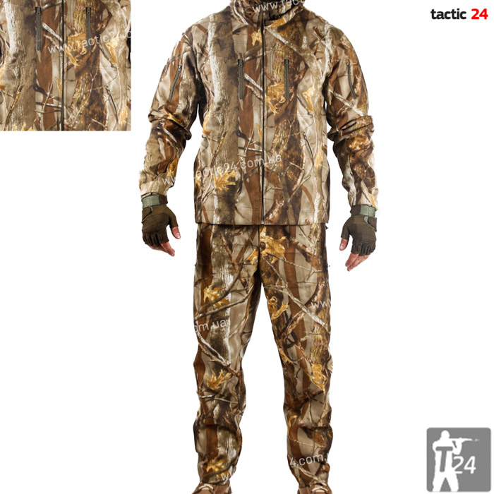 Камуфляж (812) Дубок Темный Желтый лист - Карманы на змейках в военторг tactic24.com.ua