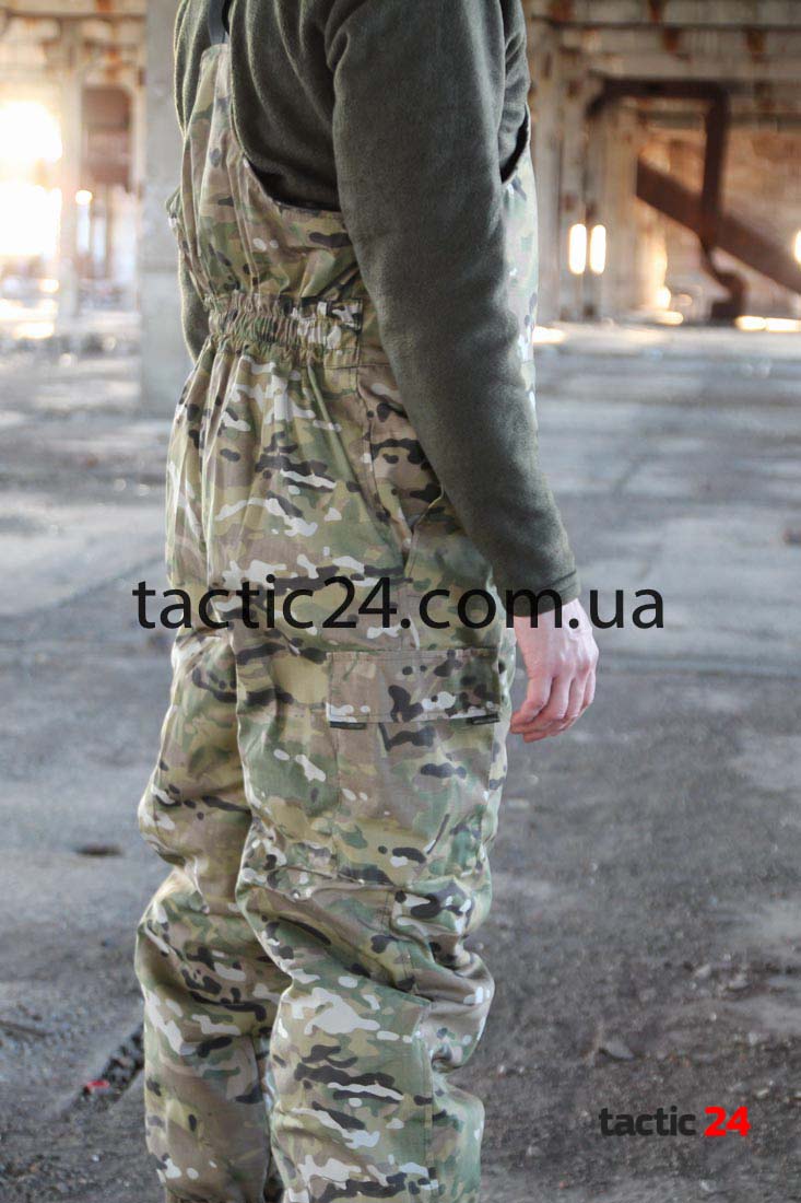 Камуфляжные штаны Мультикам "Полукомбинезоны" в военторг tactic24.com.ua