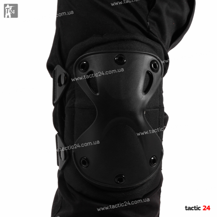 Наколенники+ налокотники Х Черные в военторг tactic24.com.ua
