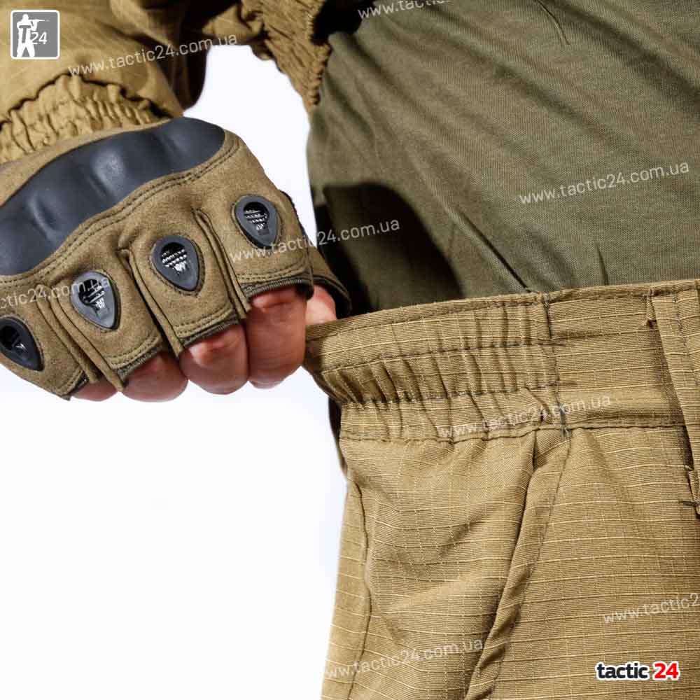 Камуфляж спорт с капюшеном Койот РипСтоп в военторг tactic24.com.ua