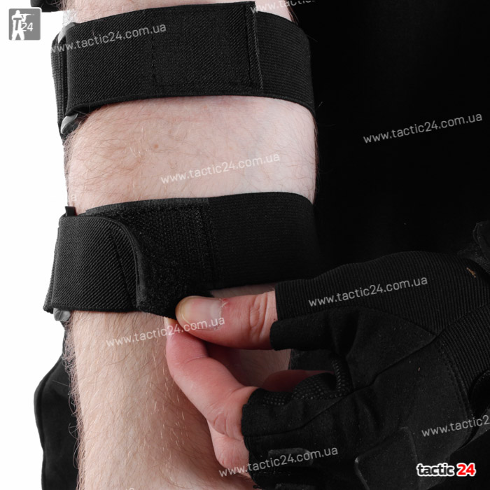 Наколенники+ налокотники Х Черные в военторг tactic24.com.ua