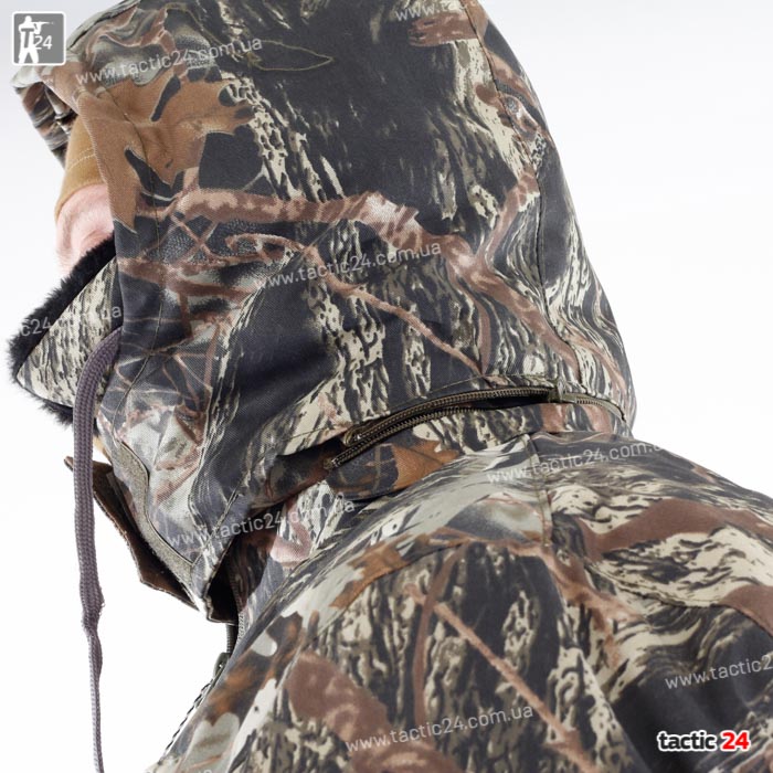 Зимний бушлат прямой "Клен Коричневый лист" в военторг tactic24.com.ua