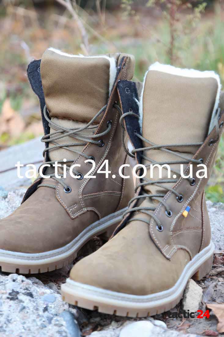 Зимние берцы (851) Олива НАТО шерсть "Старый вездеход" в военторг tactic24.com.ua