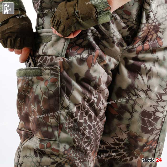 Зимний костюм тактический (полевой камуфляж) Hardshell  Kryptek  в военторг tactic24.com.ua