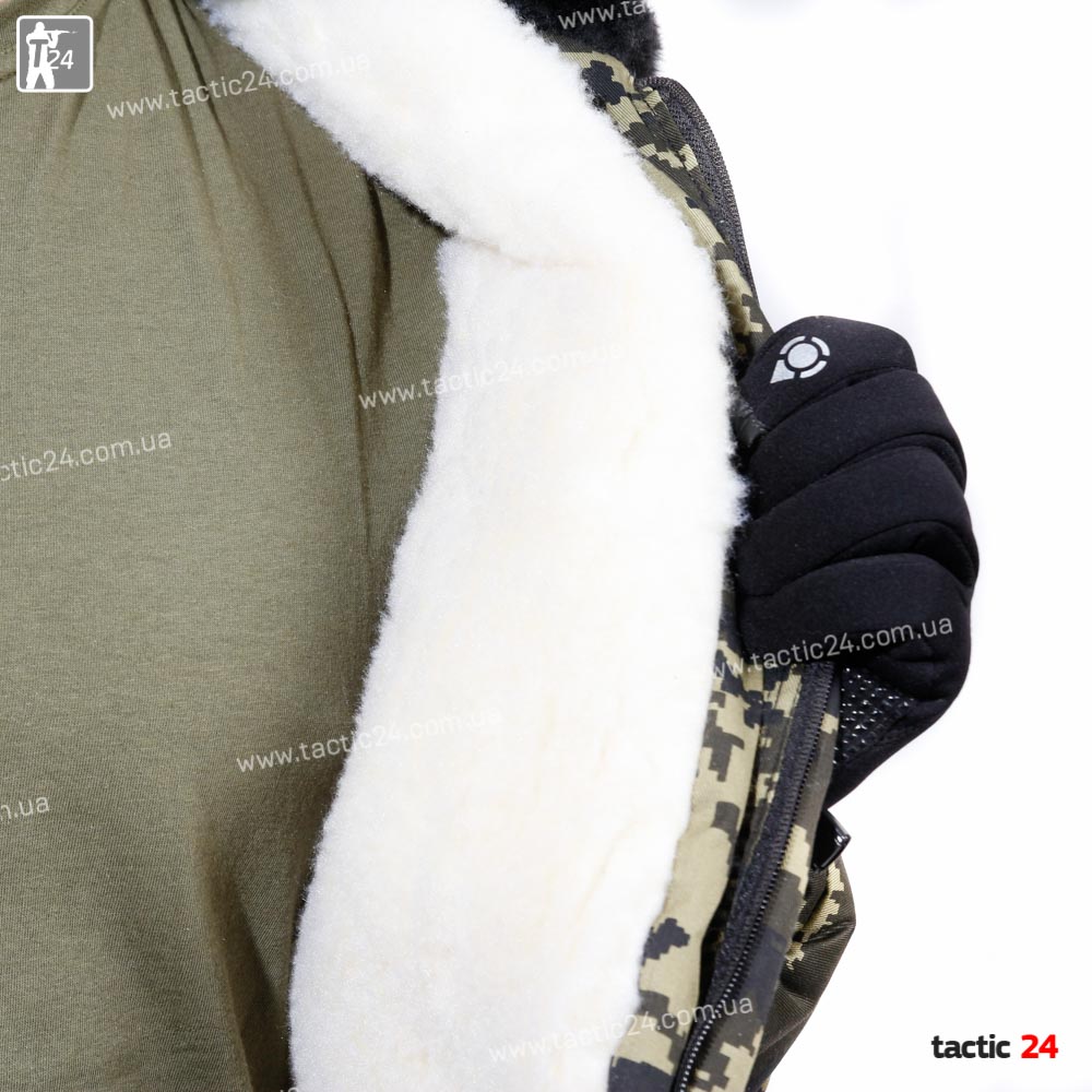 Зимний бушлат Пограничник Уставной Украина  на резинке в военторг tactic24.com.ua