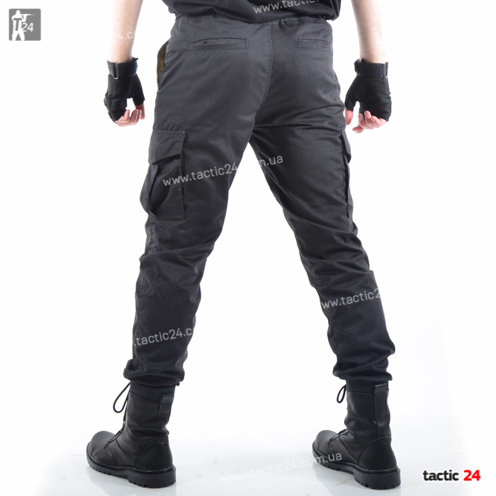 Штаны Ястреб Черные Спортивные в военторг tactic24.com.ua