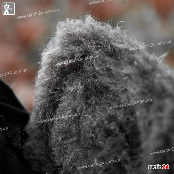 Зимние берцы Милтекс на шерсти Черные кожа глаткая в военторг tactic24.com.ua