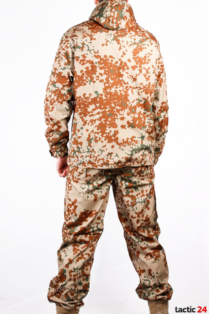 Камуфляж спорт с капюшеном Bundeswehr Tropentarn (Пустыня) с сеткой внутри - хлопок ,  в военторг tactic24.com.ua
