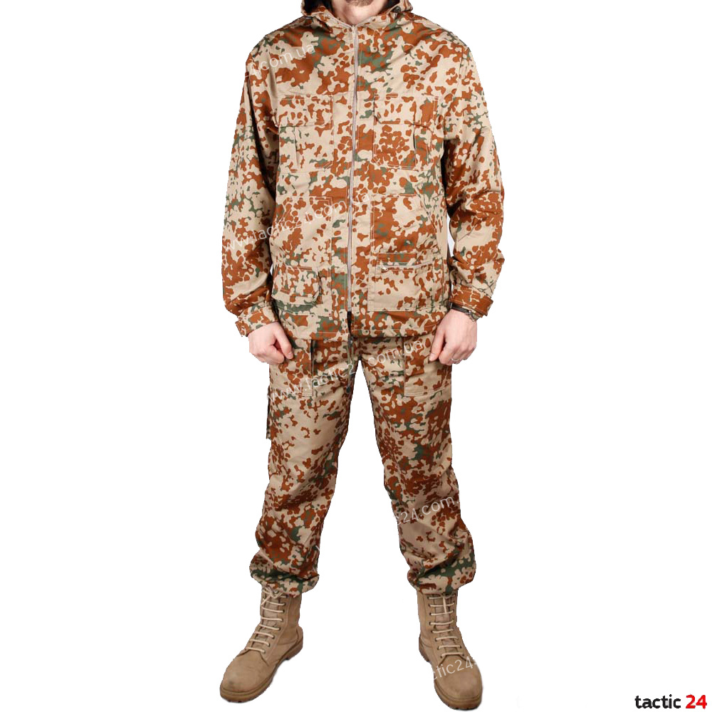 Камуфляж спорт с капюшеном Bundeswehr Tropentarn (Пустыня) с сеткой внутри - хлопок ,  в военторг tactic24.com.ua
